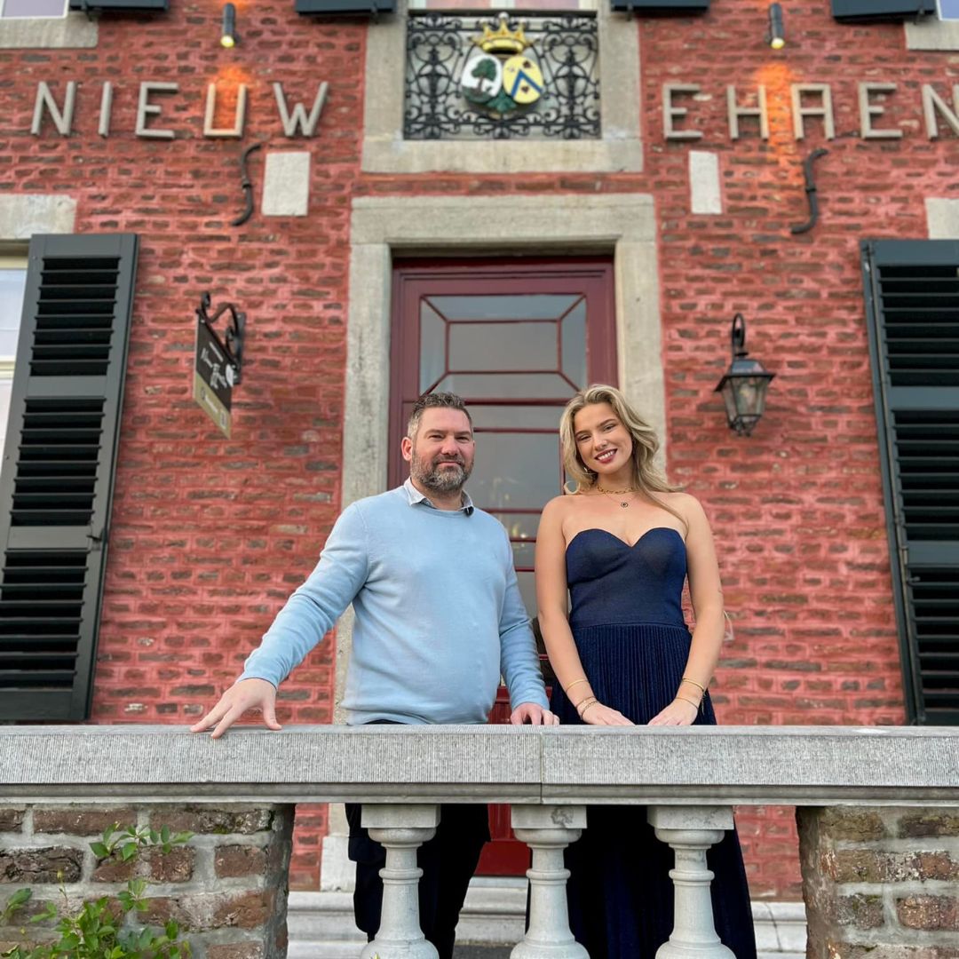 Richard Westink en Floor Bosman voor Brasserie Nieuw Ehrenstein