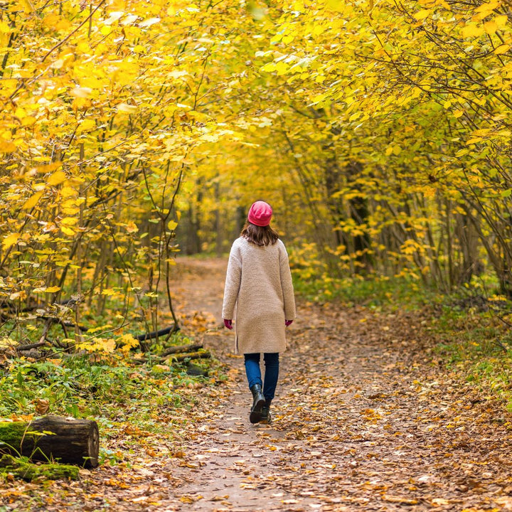 wandelen in bos