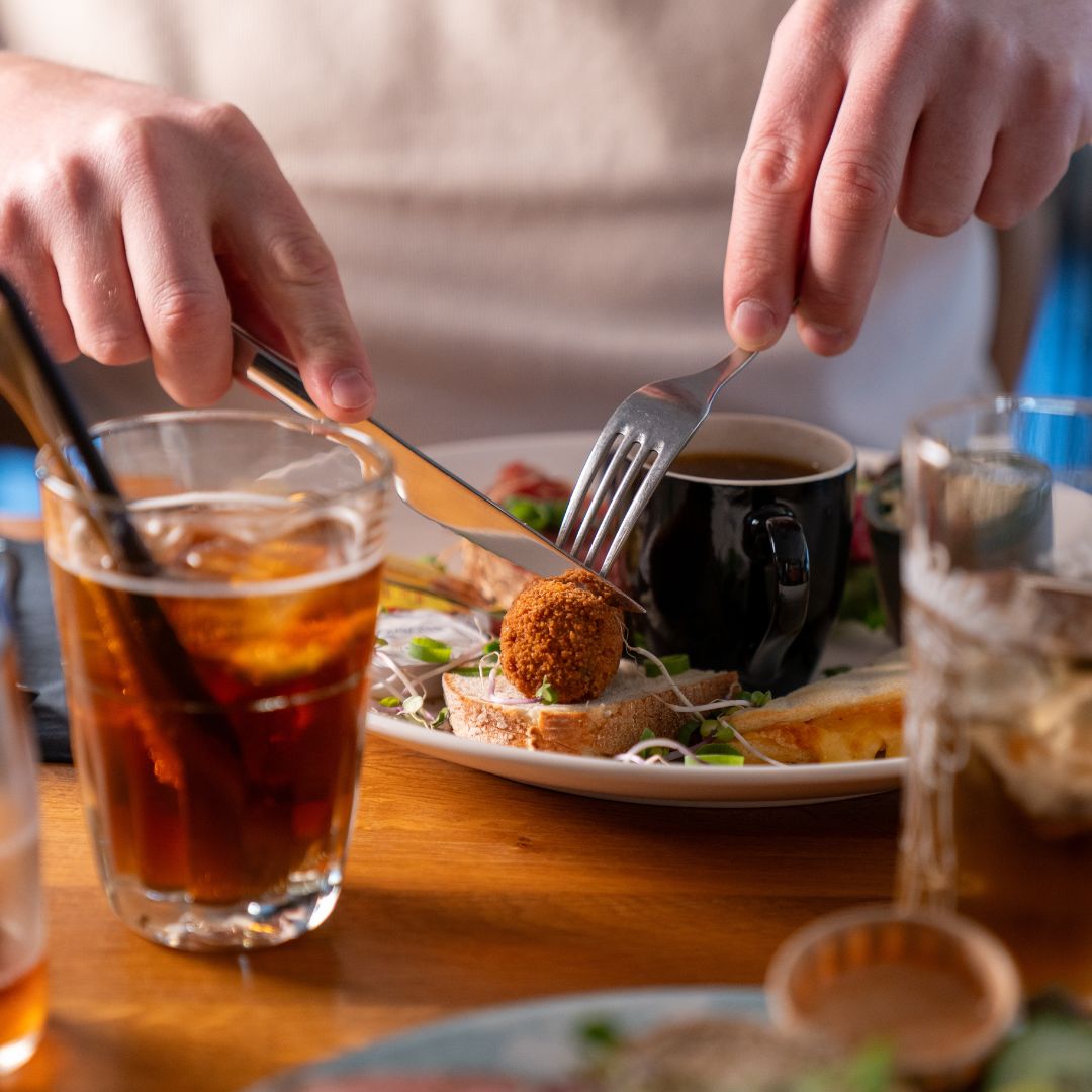 Lunch bij 't Hert va Woabich