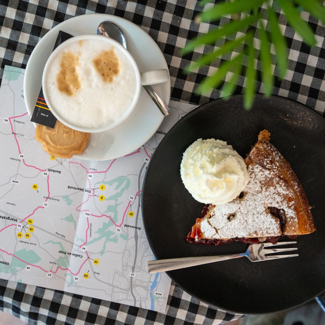 Vlaai bij Café de Bosrand in Eijsden