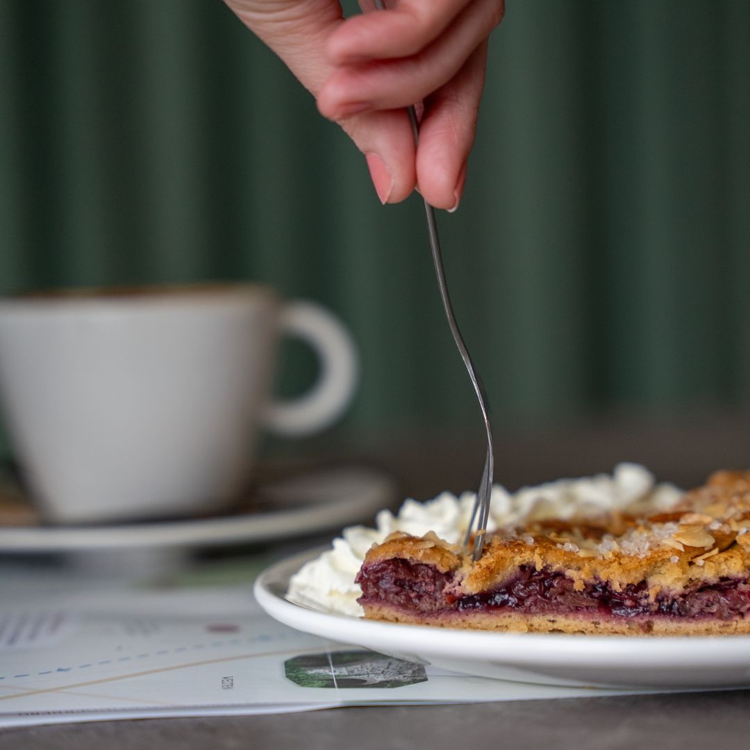 Vlaai en koffie