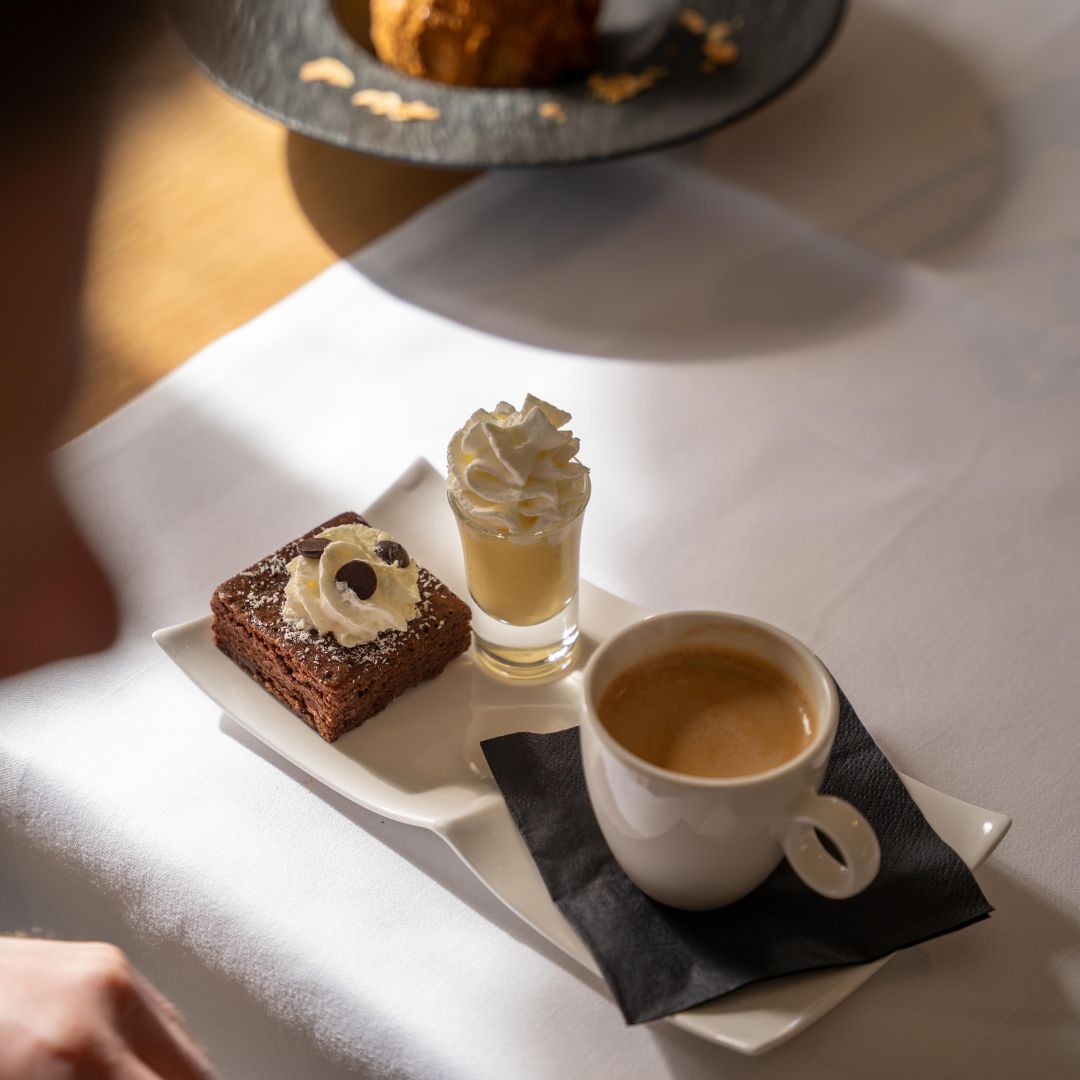 Koffie bij Brasserie Hoenshuis in Voerendaal