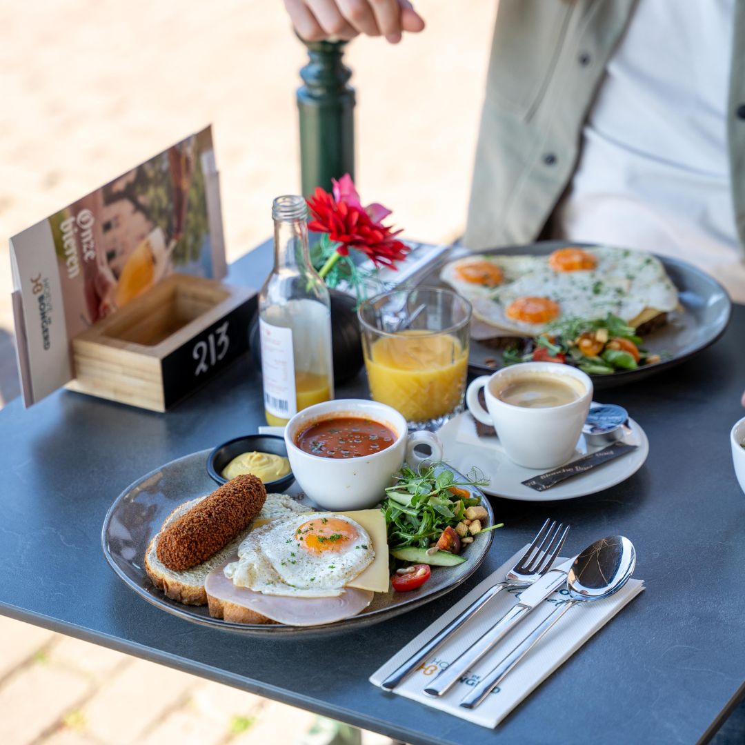 lunch bij Hoeve de Bongerd in Beesel