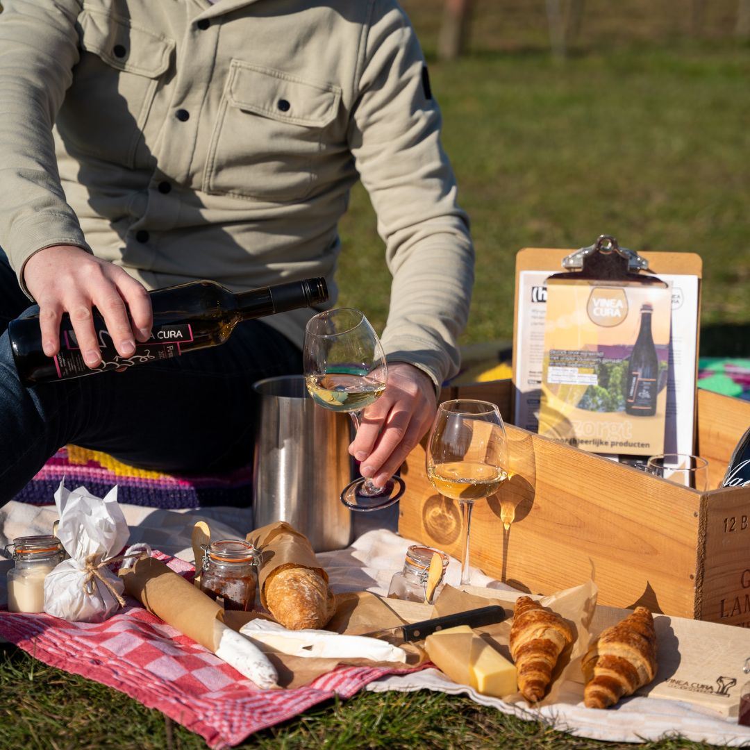 Picknick bij Wijngoed Vinea Cura