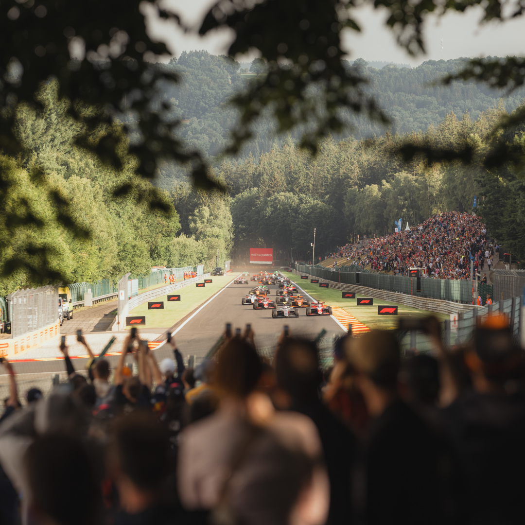 Formule 1 arrangement bij de Grand Prix van België