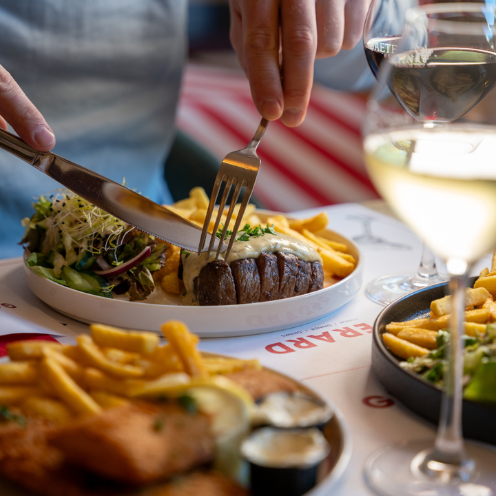 2-gangen keuzelunch of -diner bij Gérard in Maastricht