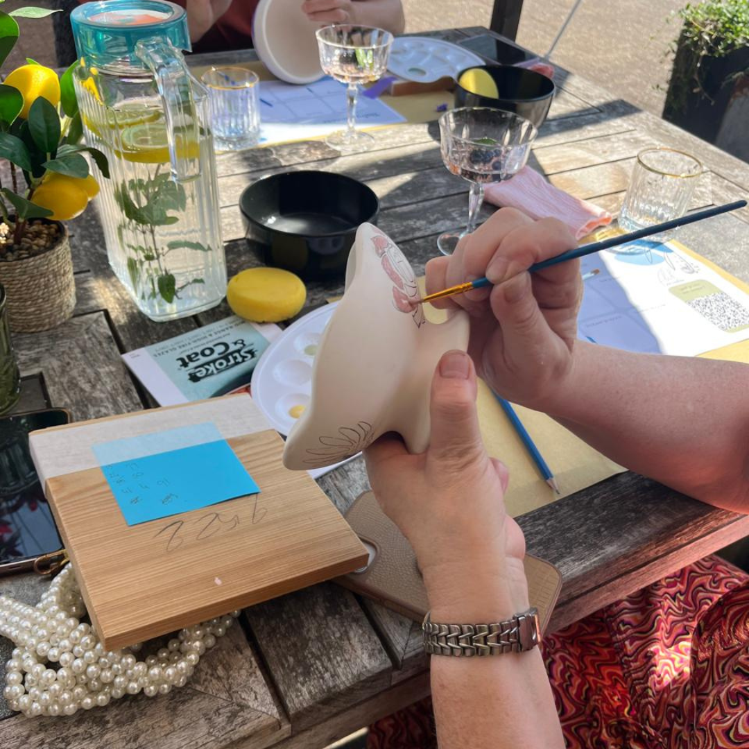 Workshop Keramiek Schilderen inclusief 3-gangen diner