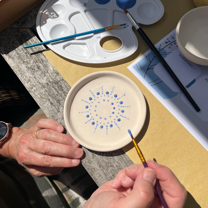 Workshop Keramiek Schilderen inclusief 3-gangen diner